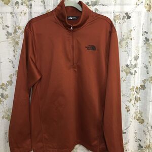 The North Face Glacier Tech 1/4 Zip Pullover Jacket Men L Mock Neck Smooth Face